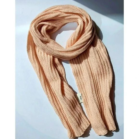 Style & Co Women's Ribbed Super Soft Lurex Metallic Scarf Pink (MSRP $30) - Picture 2 of 4
